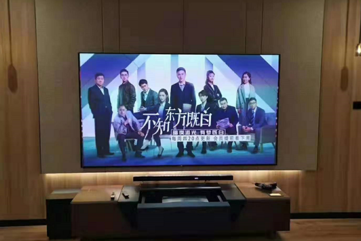 激光电视没有幕布可以
